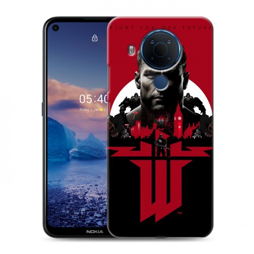 Дизайнерский силиконовый чехол для Nokia 5.4 Wolfenstein