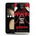 Дизайнерский пластиковый чехол для ASUS Zenfone Go Wolfenstein