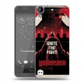 Дизайнерский пластиковый чехол для HTC Desire 530 Wolfenstein