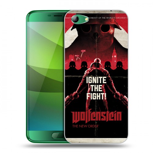 Дизайнерский силиконовый чехол для Elephone S7 Wolfenstein