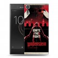 Дизайнерский пластиковый чехол для Sony Xperia XZs Wolfenstein