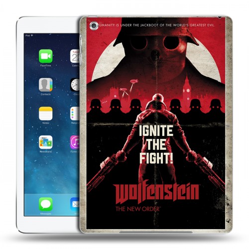 Дизайнерский силиконовый чехол для Ipad (2017) Wolfenstein