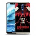 Дизайнерский силиконовый чехол для Nokia 5.1 Plus Wolfenstein