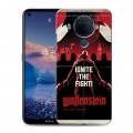 Дизайнерский силиконовый чехол для Nokia 5.4 Wolfenstein