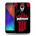 Дизайнерский пластиковый чехол для Meizu MX5 Wolfenstein