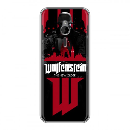 Дизайнерский силиконовый чехол для Nokia 230 Wolfenstein