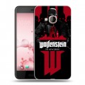 Дизайнерский силиконовый чехол для HTC U Play Wolfenstein
