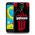 Дизайнерский пластиковый чехол для Alcatel U5 Wolfenstein