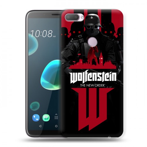 Дизайнерский силиконовый чехол для HTC Desire 12 Plus Wolfenstein