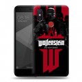 Дизайнерский пластиковый чехол для Xiaomi Mi8 SE Wolfenstein