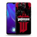 Дизайнерский силиконовый с усиленными углами чехол для OPPO A1k Wolfenstein