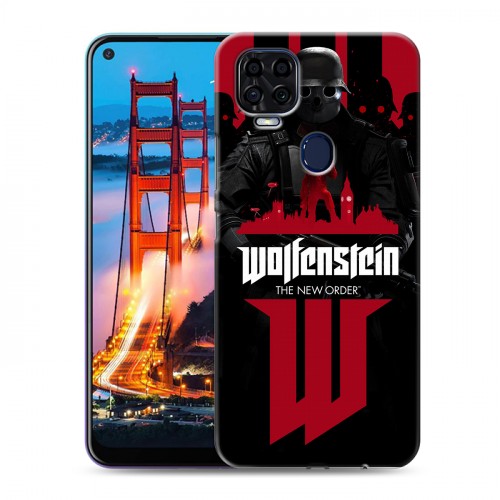 Дизайнерский пластиковый чехол для ZTE Blade V2020 Wolfenstein