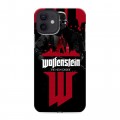 Дизайнерский силиконовый чехол для Iphone 12 Wolfenstein