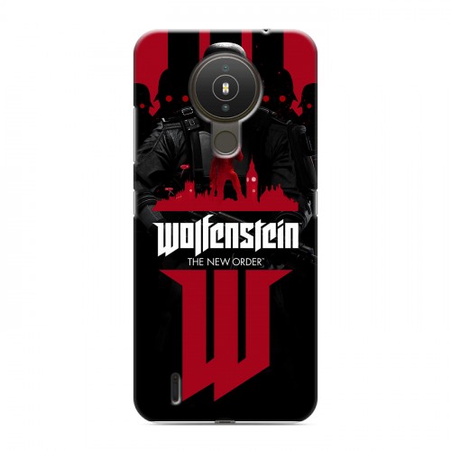 Дизайнерский силиконовый чехол для Nokia 1.4 Wolfenstein