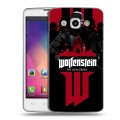 Дизайнерский пластиковый чехол для LG L60 Wolfenstein