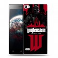 Дизайнерский пластиковый чехол для Lenovo Vibe X2 Wolfenstein