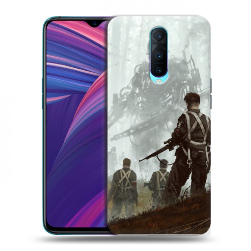 Дизайнерский пластиковый чехол для OPPO RX17 Pro Wolfenstein