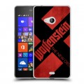 Дизайнерский пластиковый чехол для Microsoft Lumia 540 Wolfenstein