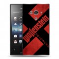 Дизайнерский пластиковый чехол для Sony Xperia acro S Wolfenstein