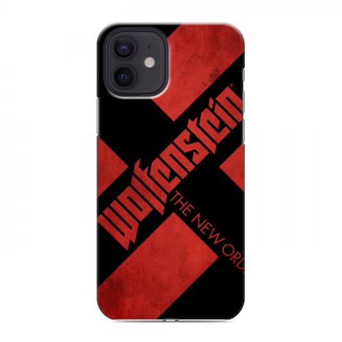 Дизайнерский силиконовый чехол для Iphone 12 Wolfenstein