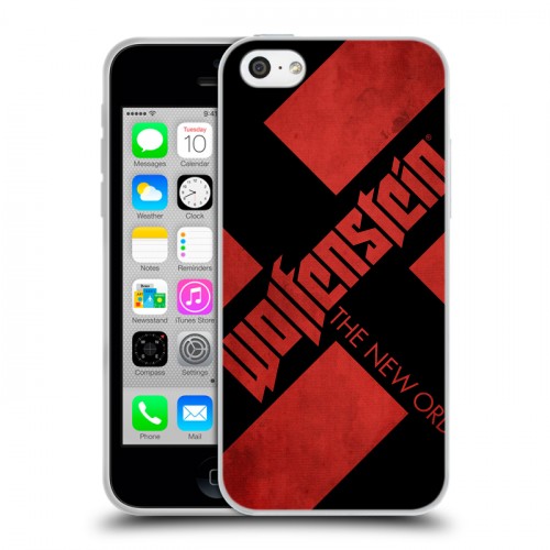 Дизайнерский пластиковый чехол для Iphone 5c Wolfenstein