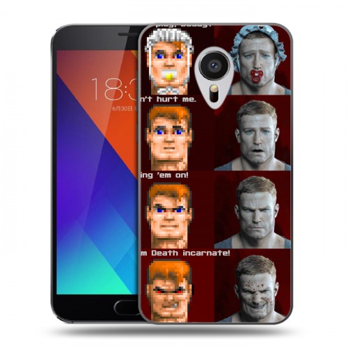 Дизайнерский пластиковый чехол для Meizu MX5 Wolfenstein