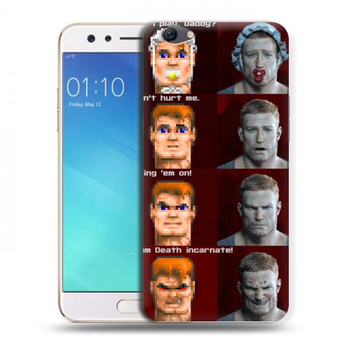 Дизайнерский силиконовый чехол для OPPO F3 Wolfenstein