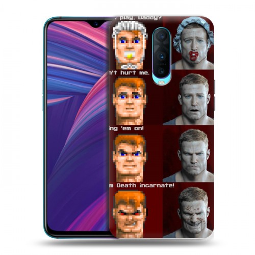 Дизайнерский пластиковый чехол для OPPO RX17 Pro Wolfenstein