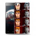 Дизайнерский пластиковый чехол для Lenovo Vibe X2 Wolfenstein