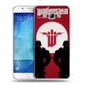 Дизайнерский пластиковый чехол для Samsung Galaxy A8 Wolfenstein