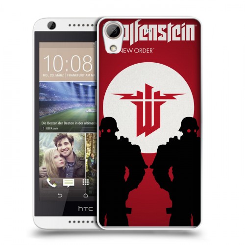 Дизайнерский силиконовый чехол для HTC Desire 626 Wolfenstein