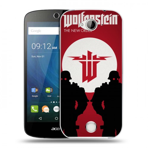 Дизайнерский силиконовый чехол для Acer Liquid Z530 Wolfenstein