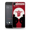 Дизайнерский пластиковый чехол для HTC Desire 825 Wolfenstein