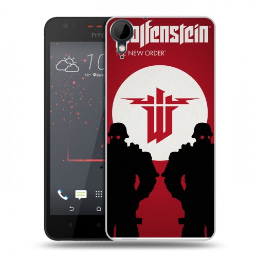 Дизайнерский пластиковый чехол для HTC Desire 825 Wolfenstein