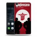 Дизайнерский пластиковый чехол для Huawei Y6II Wolfenstein