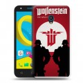 Дизайнерский пластиковый чехол для Alcatel U5 Wolfenstein