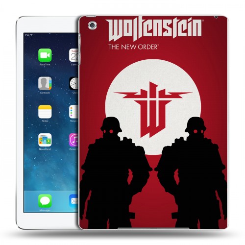 Дизайнерский силиконовый чехол для Ipad (2017) Wolfenstein