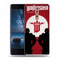 Дизайнерский пластиковый чехол для Nokia 8 Wolfenstein