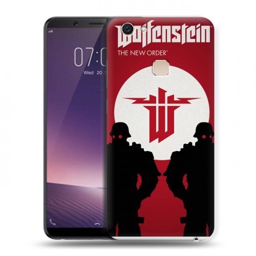 Дизайнерский пластиковый чехол для Vivo V7 Plus Wolfenstein