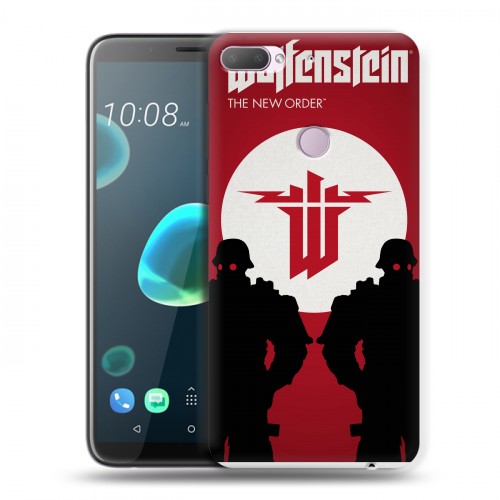 Дизайнерский пластиковый чехол для HTC Desire 12 Plus Wolfenstein