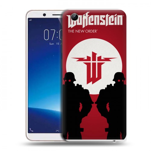 Дизайнерский силиконовый чехол для Vivo Y71 Wolfenstein