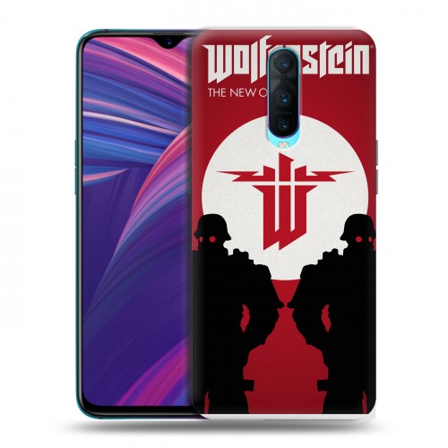 Дизайнерский пластиковый чехол для OPPO RX17 Pro Wolfenstein