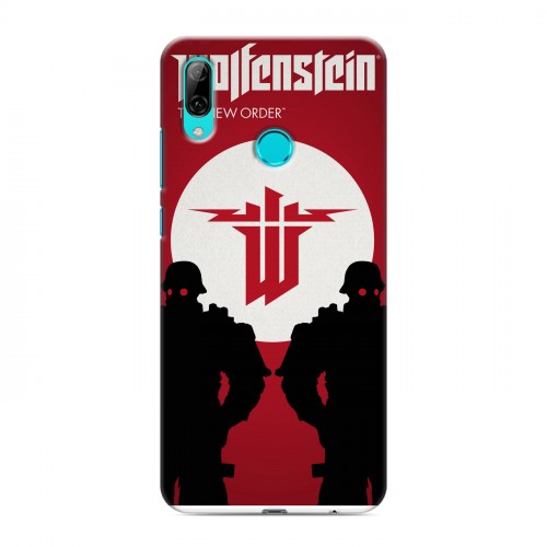 Дизайнерский пластиковый чехол для Huawei P Smart (2019) Wolfenstein