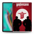 Дизайнерский силиконовый чехол для Samsung Galaxy Tab S5e Wolfenstein