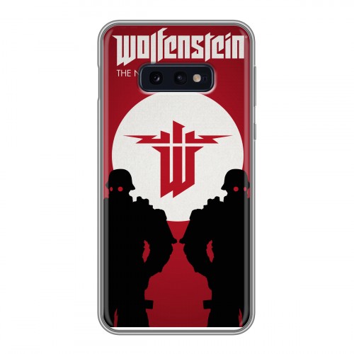 Дизайнерский силиконовый чехол для Samsung Galaxy S10e Wolfenstein