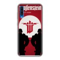 Дизайнерский силиконовый чехол для Samsung Galaxy A50 Wolfenstein