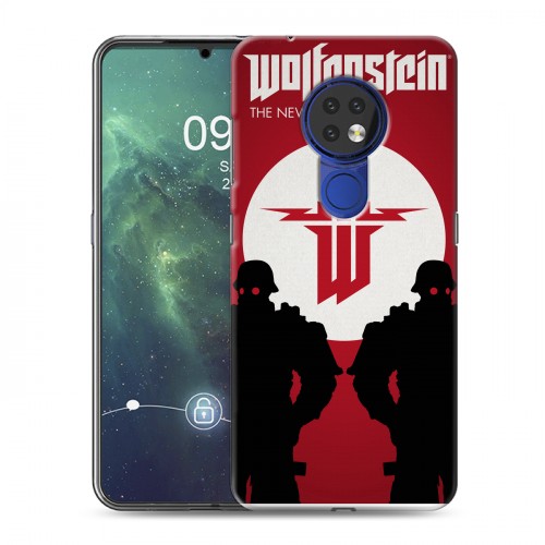 Дизайнерский силиконовый чехол для Nokia 6.2 Wolfenstein