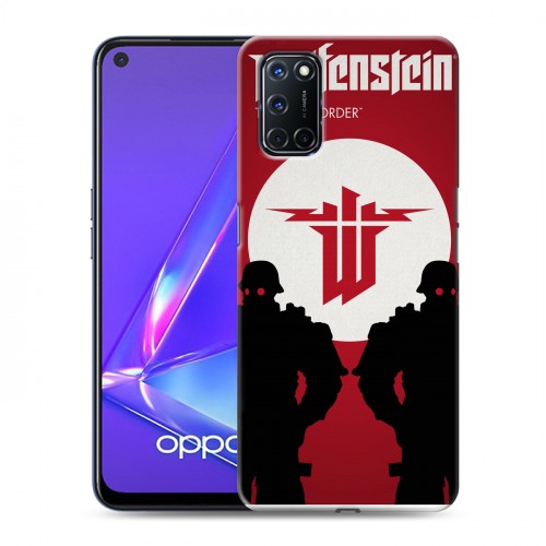 Дизайнерский пластиковый чехол для OPPO A52 Wolfenstein