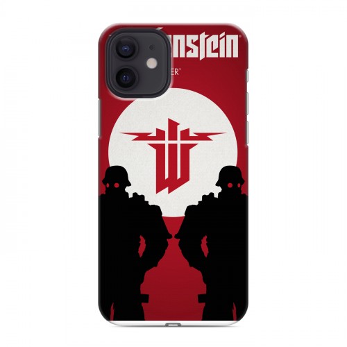 Дизайнерский силиконовый чехол для Iphone 12 Wolfenstein