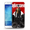 Дизайнерский пластиковый чехол для Samsung Galaxy A8 Wolfenstein